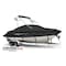 Eevelle Boat Cover DECK BOAT Ski Tower, Outboard Fits 21ft 6in L up to 102in W Charcoal SFDKSK21102B-CHL - alternate 1